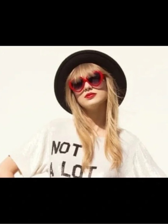 Taylor Swift Accessories - NEVER WORN Taylor Swift Red (Taylor’s Version) heart sunglasses
